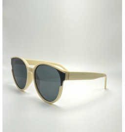 Soft light beige oval...